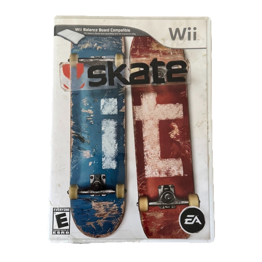 Skate It (Nintendo Wii, 2008) Complete Case Disc Manual - Tested & Working